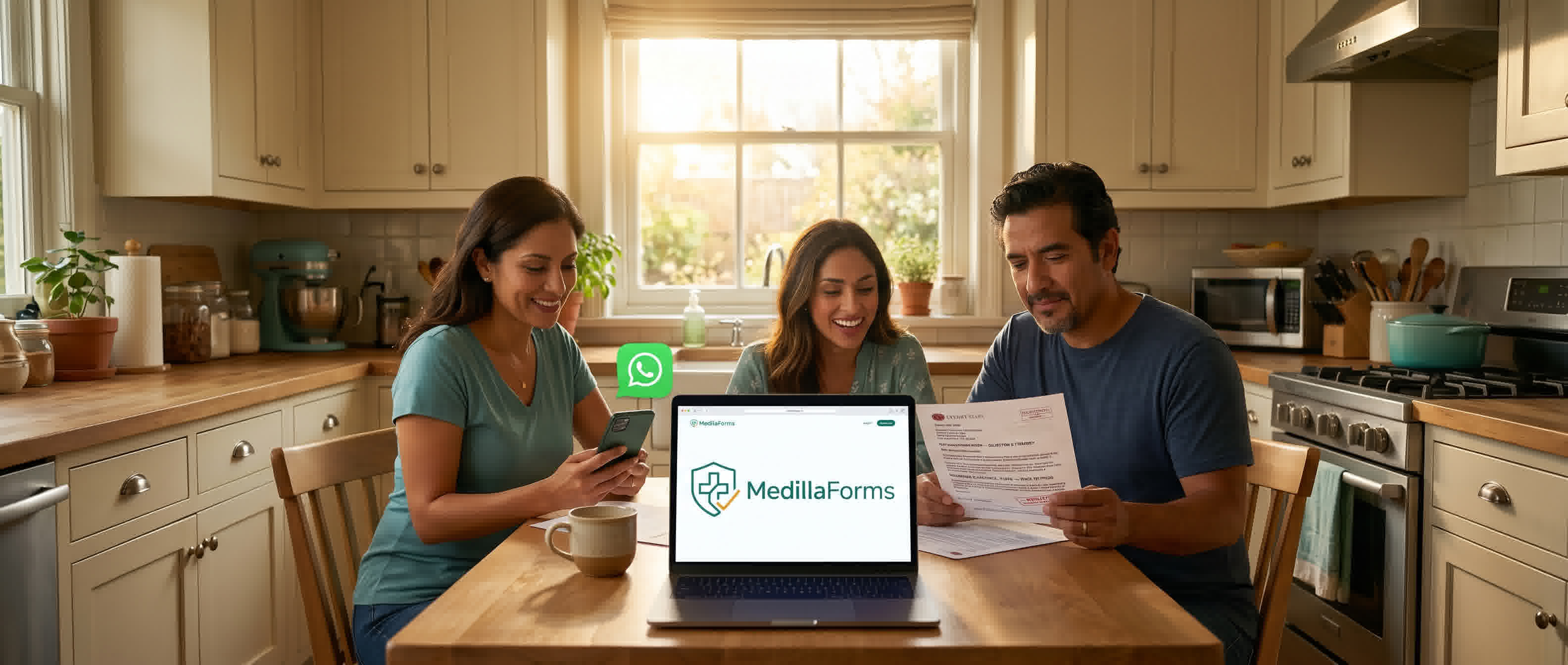 Familia latina en USA — MedillaForms